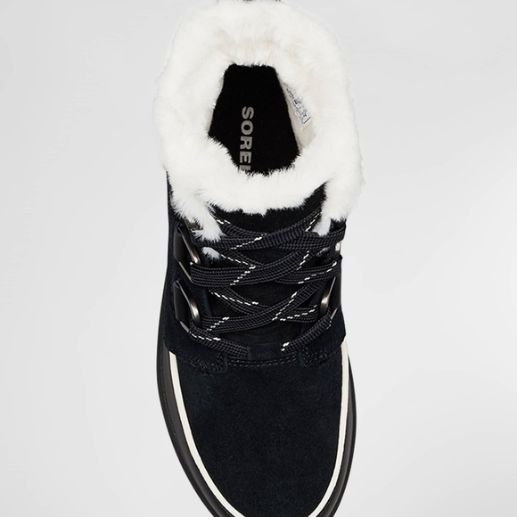 SOREL Tivoli IV Waterproof Boots Black with soft faux fur lining. - Picture 16 of 16